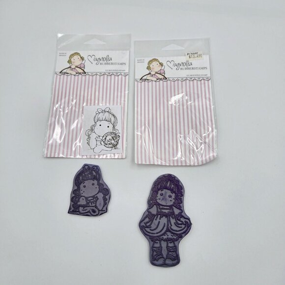 Magnolia Tilda Cling Rubber Stamps Happy Birthday Little Princess Ladder Balleri - Picture 4 of 16